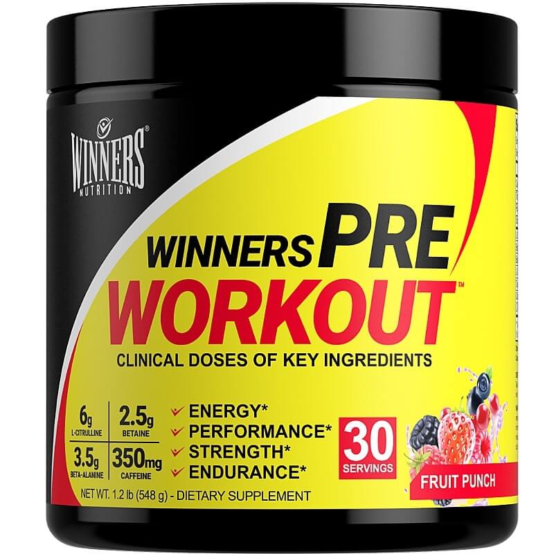 Winners Nutrition Pre Workout Powder