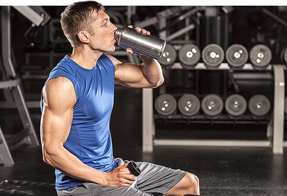 Eat protein to build bigger muscles