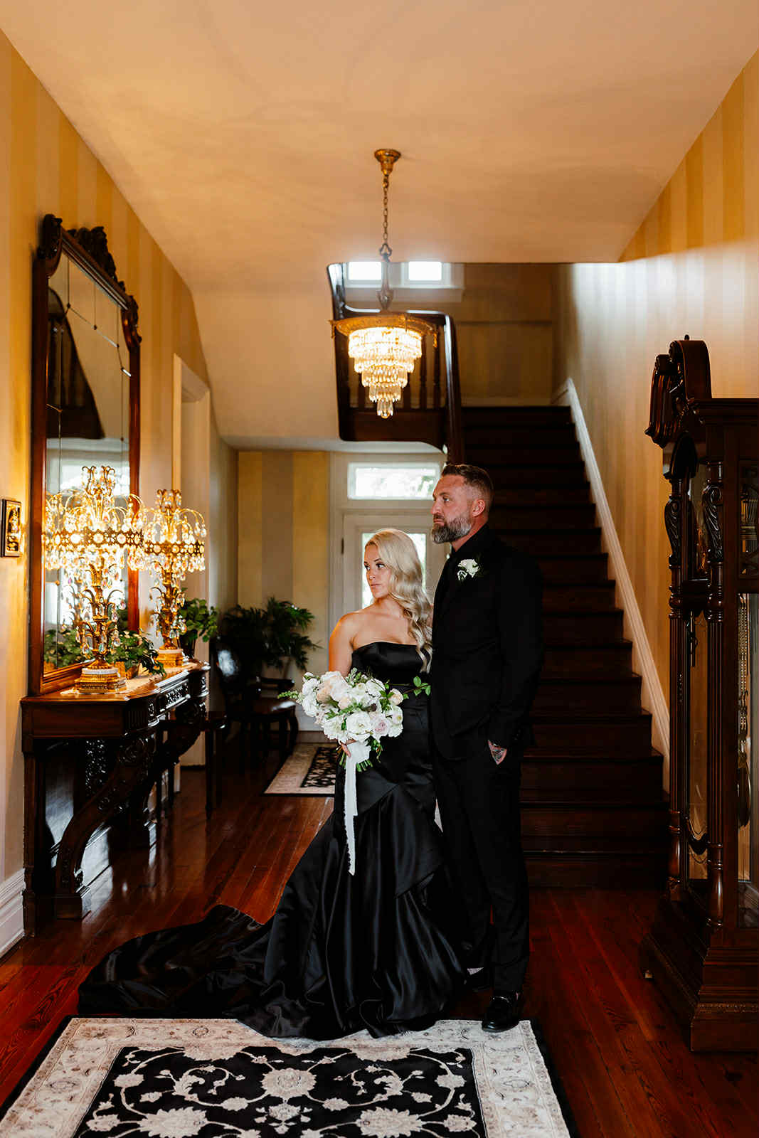 Luxury Historic Inn Interior Staircase