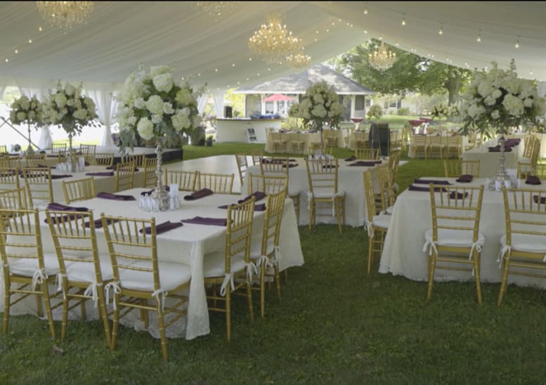 Luxury Tent Wedding Reception Cincinnati Venue