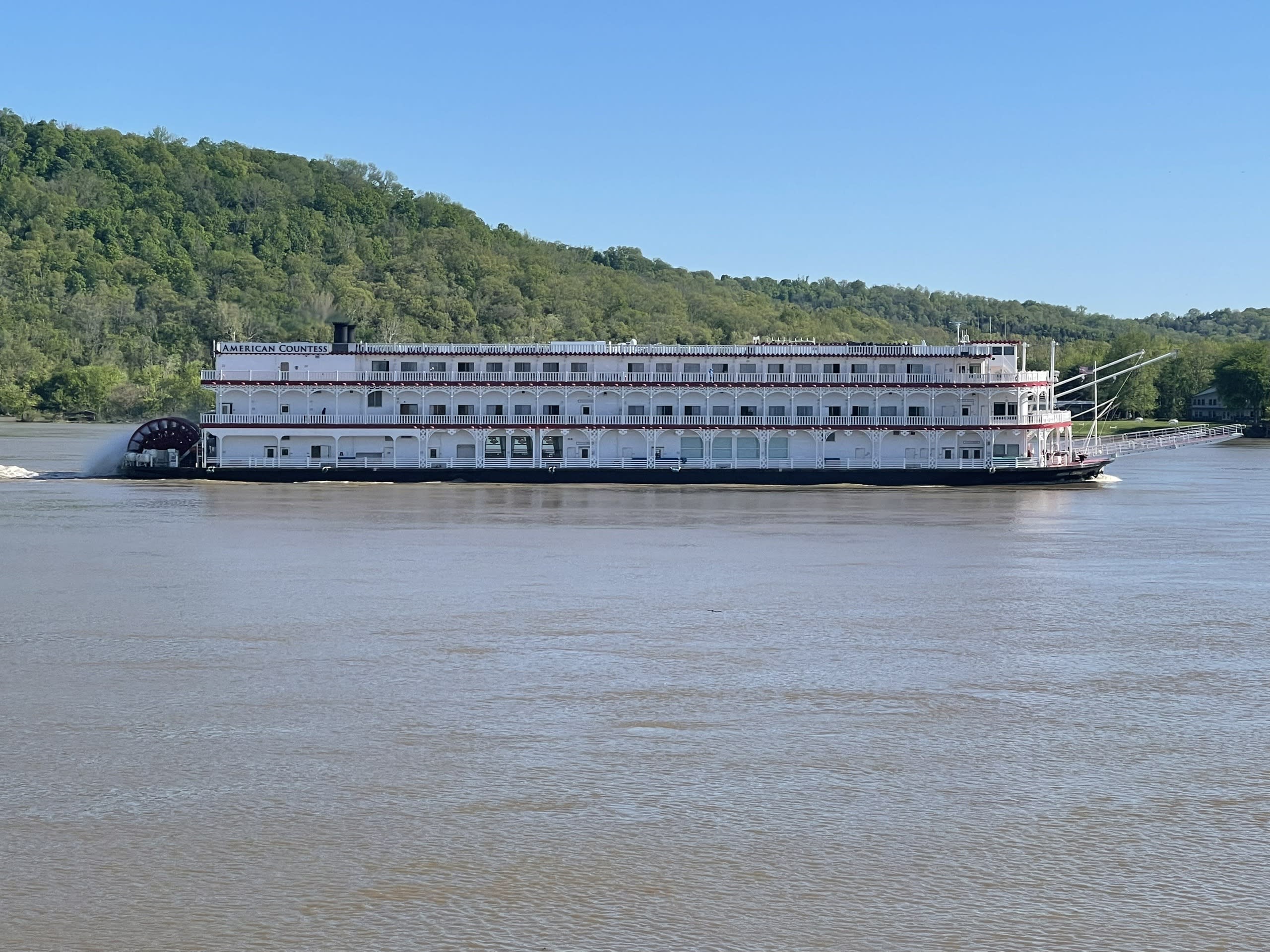 Ohio River Waterfront View Paddleboat