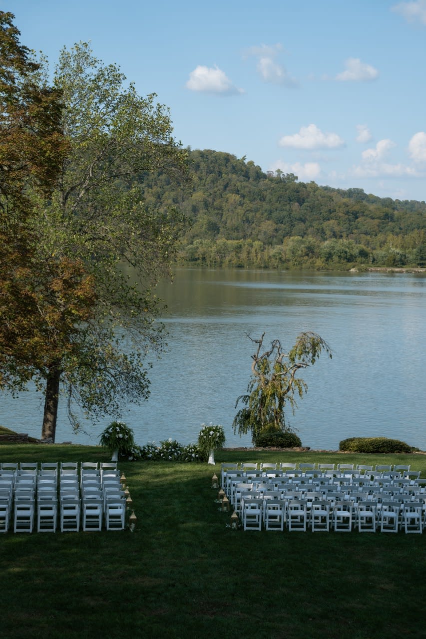 Scenic Waterfront Wedding Ceremony Kentucky Large