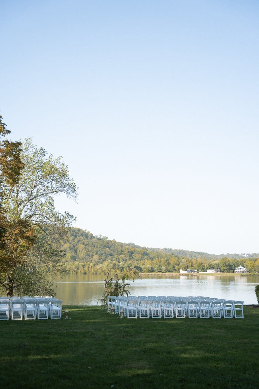 Waterfront Wedding Ceremony Seating Large