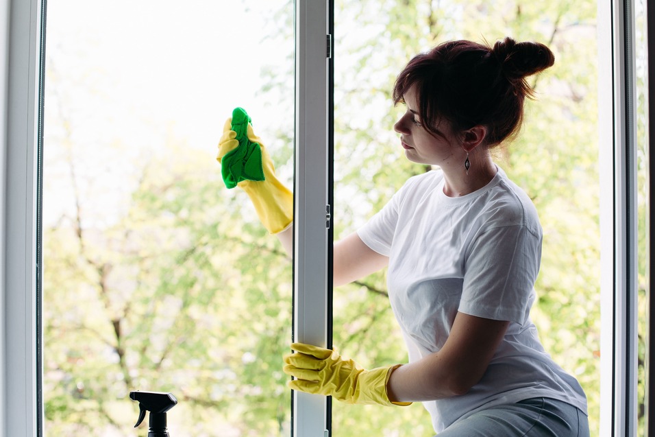 Servilimp offers a professional window cleaning service at home or office in Helsinki.  We use the best products and procedures that guarantee a sharp and safe finish.