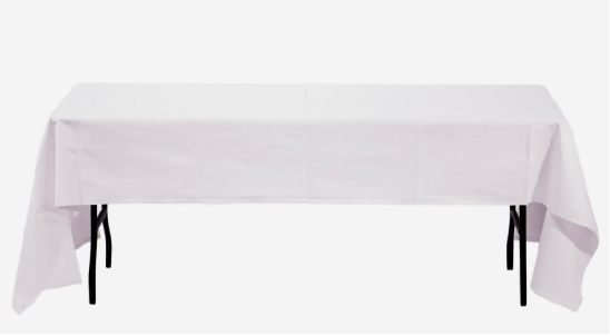 White tablecloth