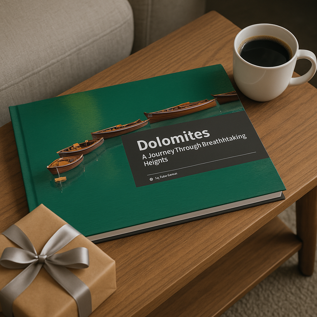 Dolomites photo book cover