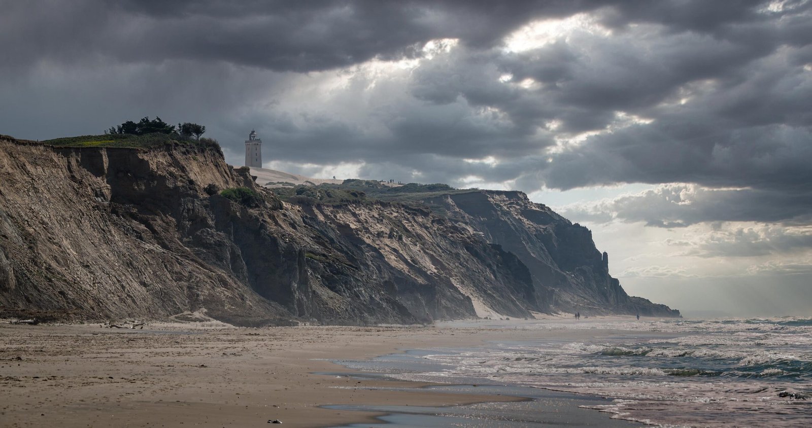 Rubjerg Knude lighthouse panorama dunes North Sea