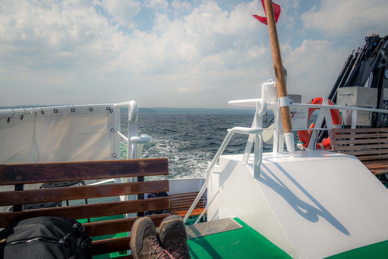 Ferry to Christiansø from Gudhjem harbour