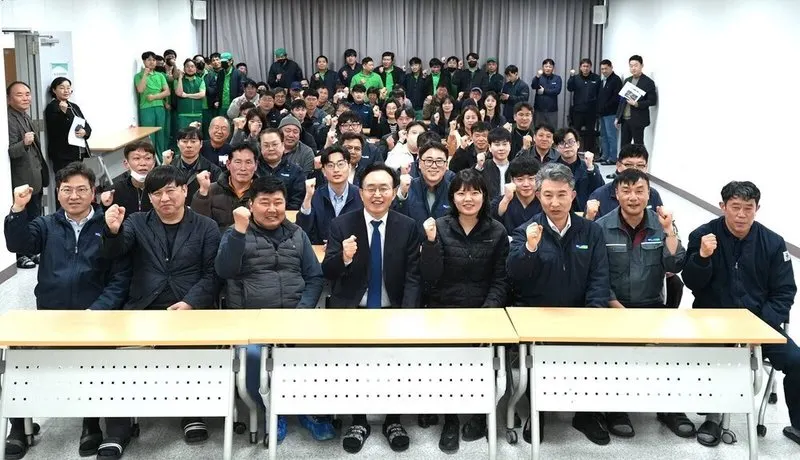 나주축산물공판장 ASF 방역 긴급 점검...'호남 유통허브' 도약 다짐