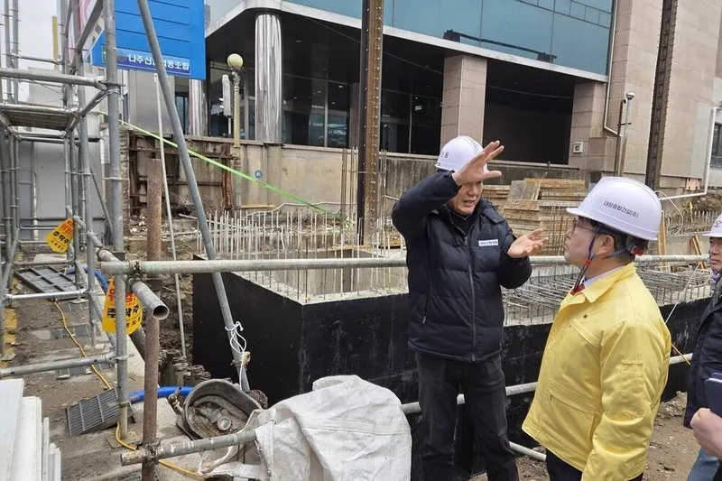 나주시, 동절기 대비 건설 현장 안전 점검 실시