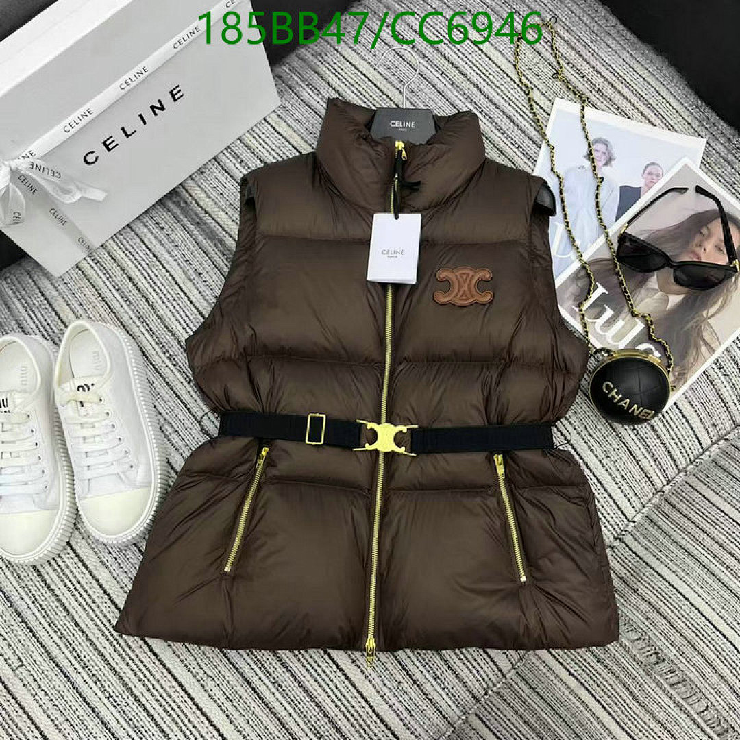 Celine Down Puffer Vest