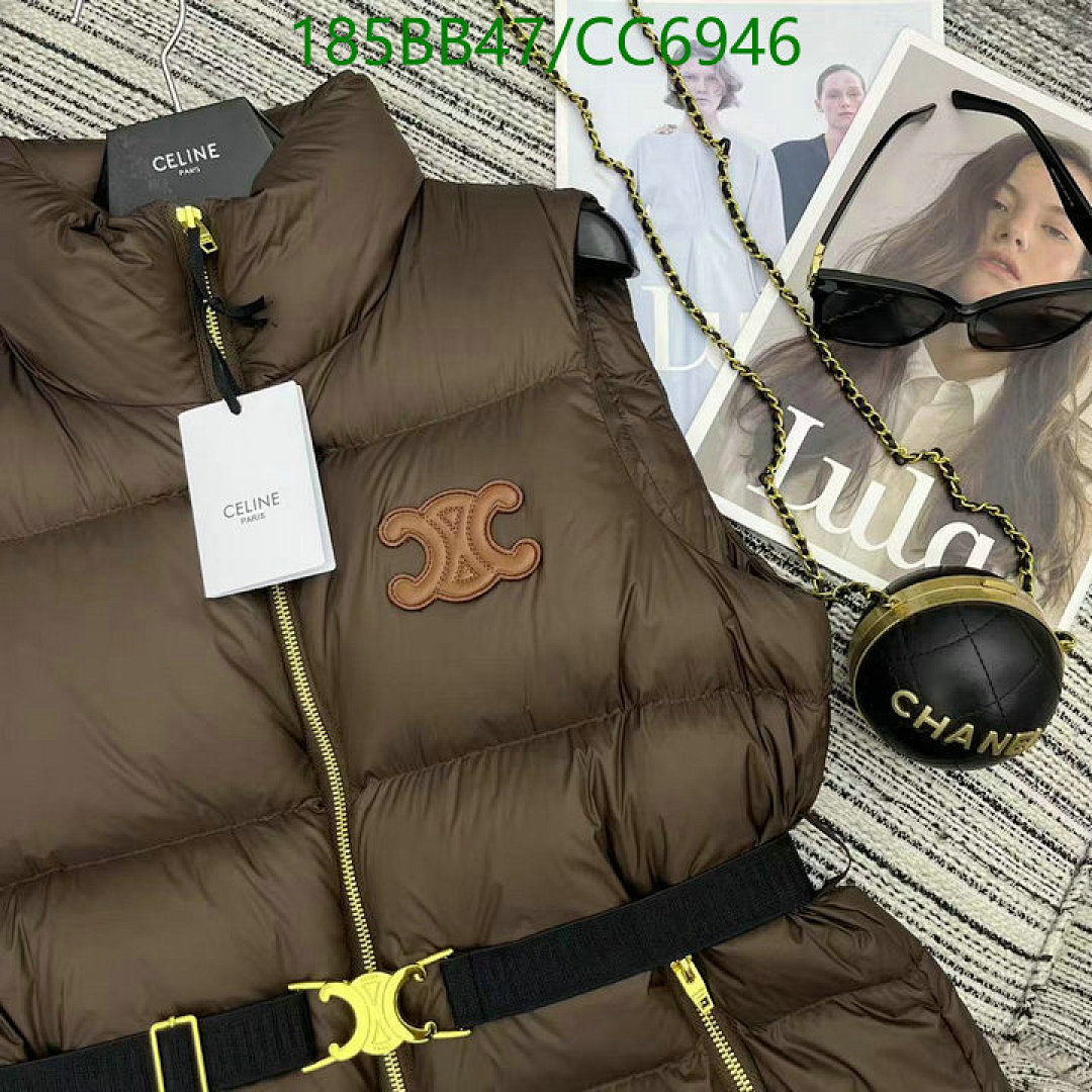 Celine Down Puffer Vest - view 2