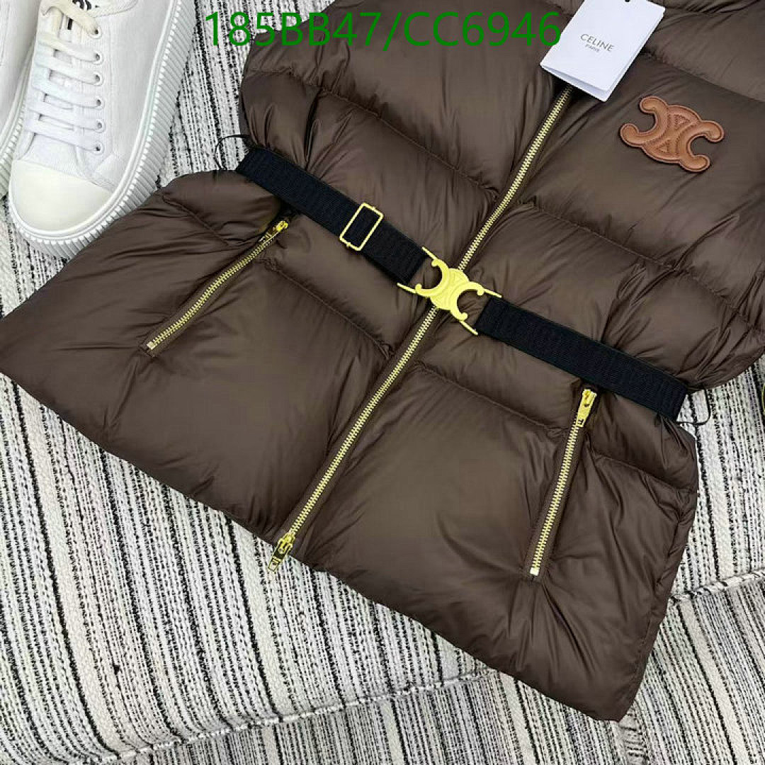 Celine Down Puffer Vest - view 3