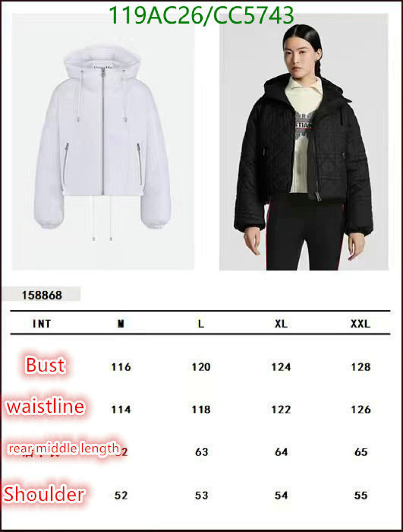 Dior Dior Quilted Lightweight Hooded Jacket - view 4