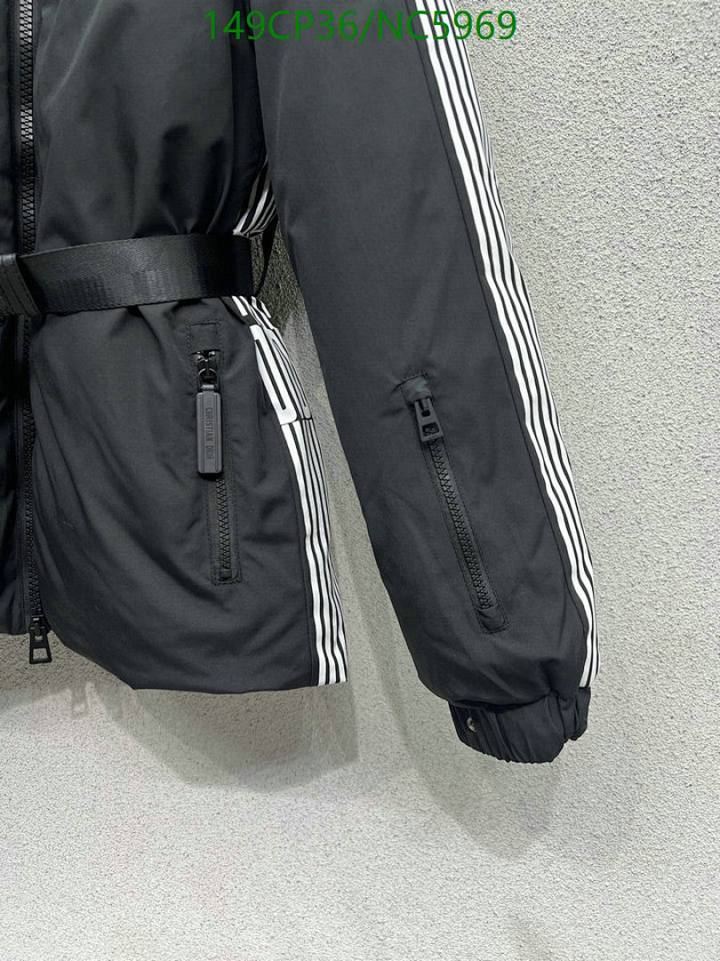 Moncler Down Jacket with Belt - view 4