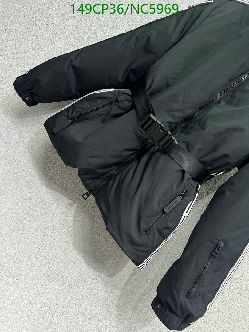 Moncler Down Jacket with Belt - view 5
