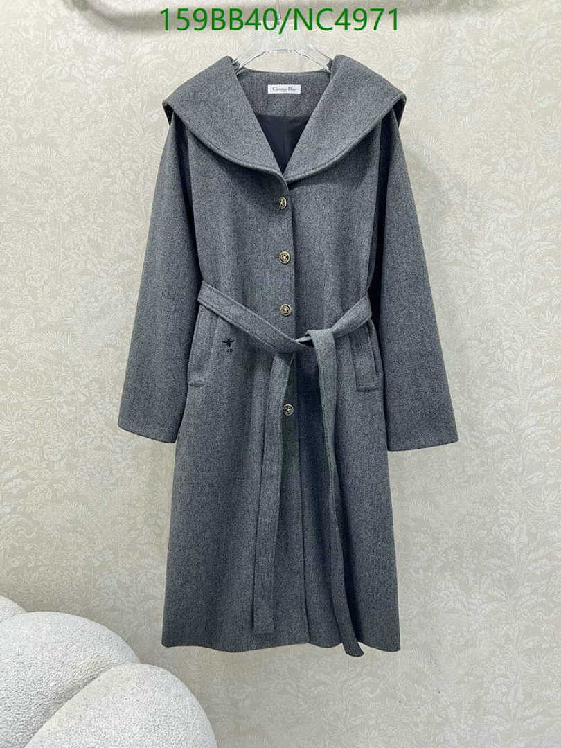 Dior Dior Wool Coat with Hood