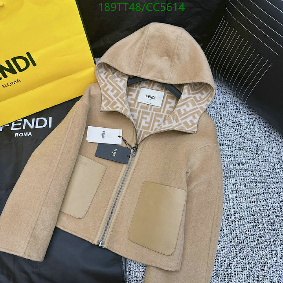 Fendi Fendi Roma Wool Hooded Jacket - view 3
