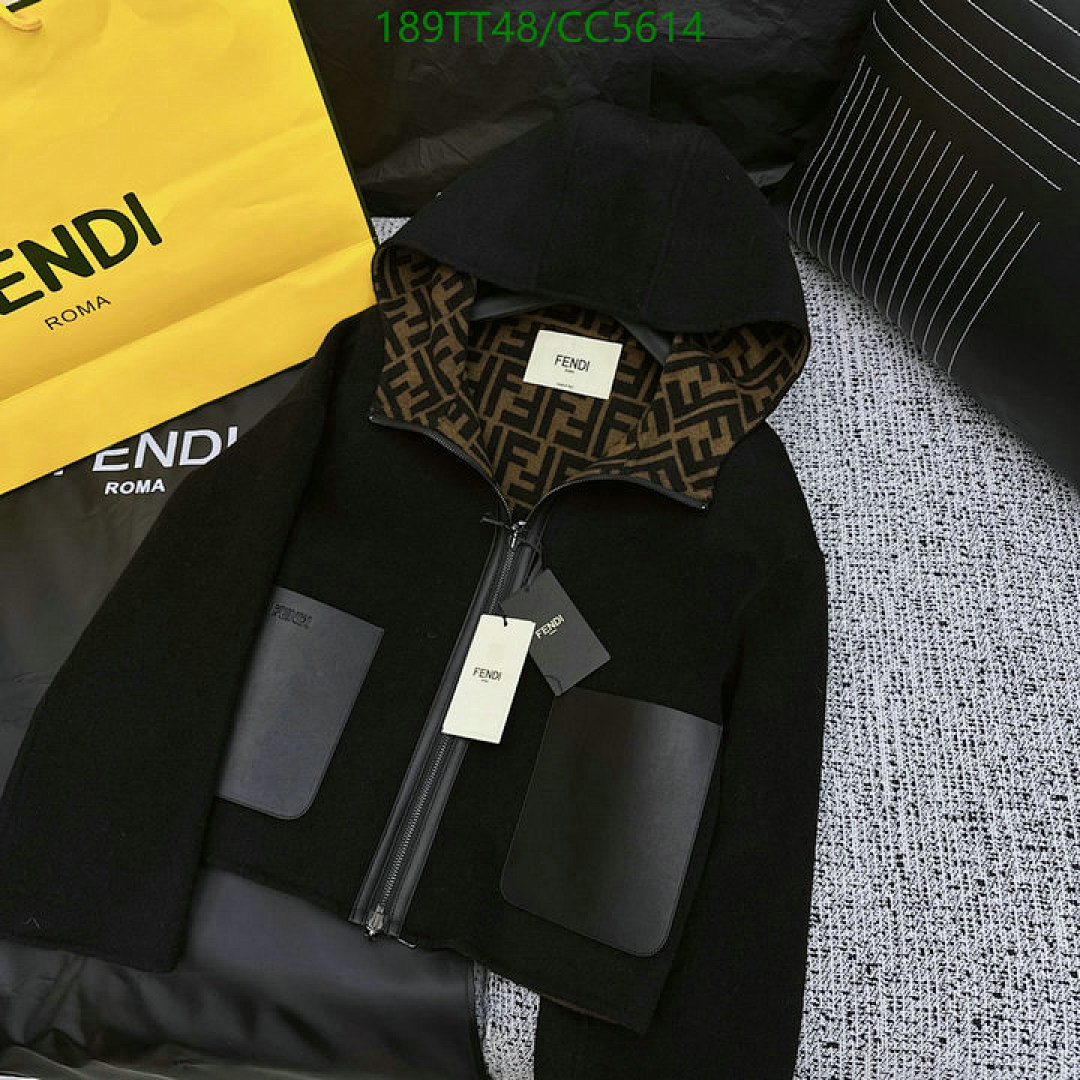 Fendi Fendi Roma Wool Hooded Jacket - view 5
