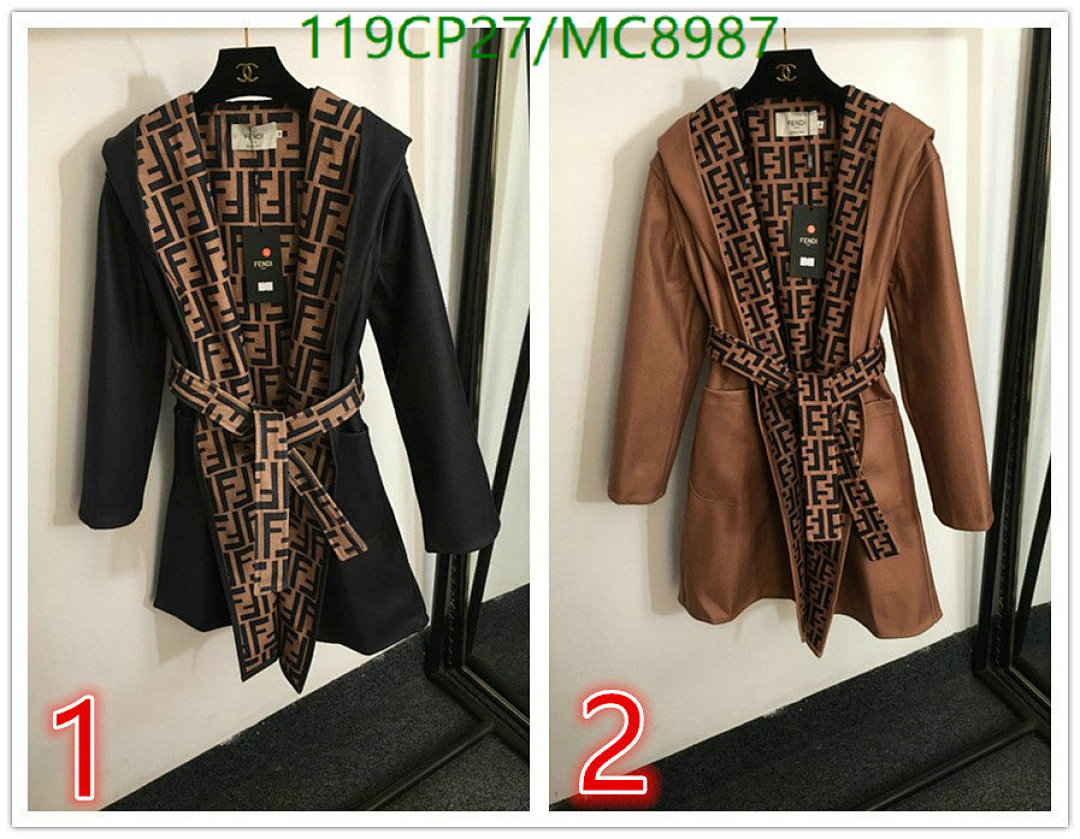 Fendi Fendi Studded Coat