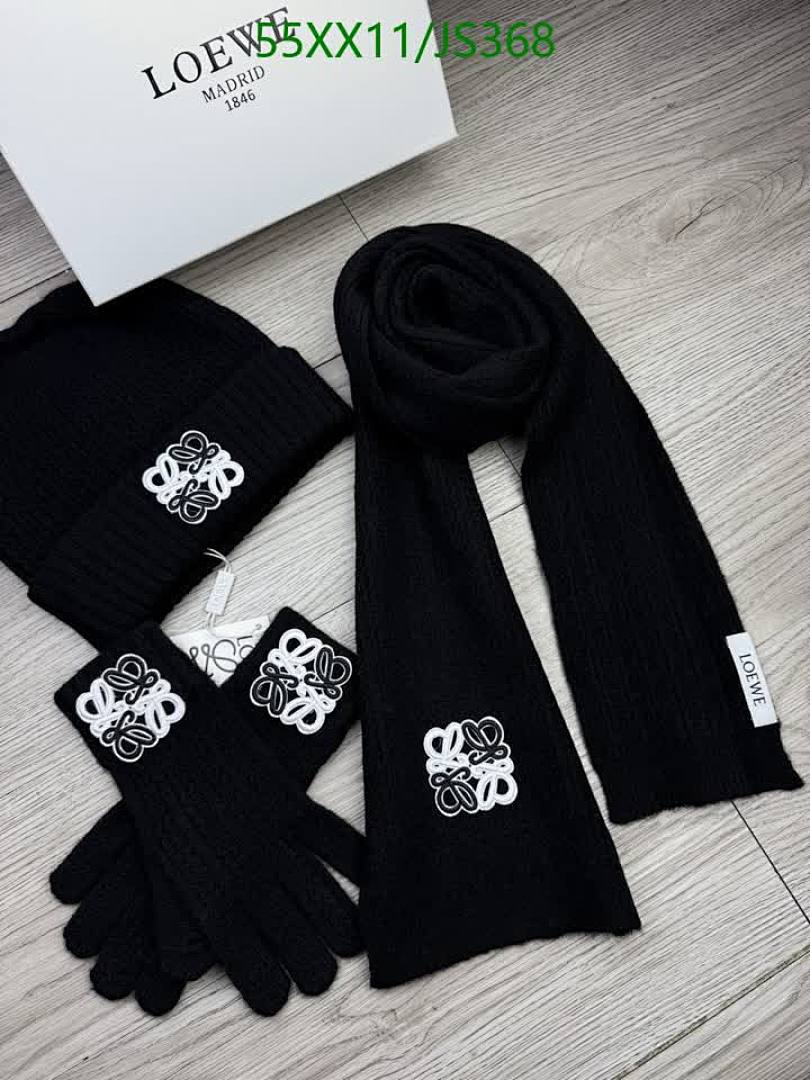 Loewe Knit Gloves & Scarf Set - view 2