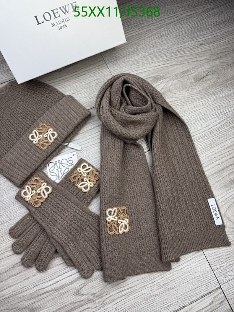 Loewe Knit Gloves & Scarf Set - view 4