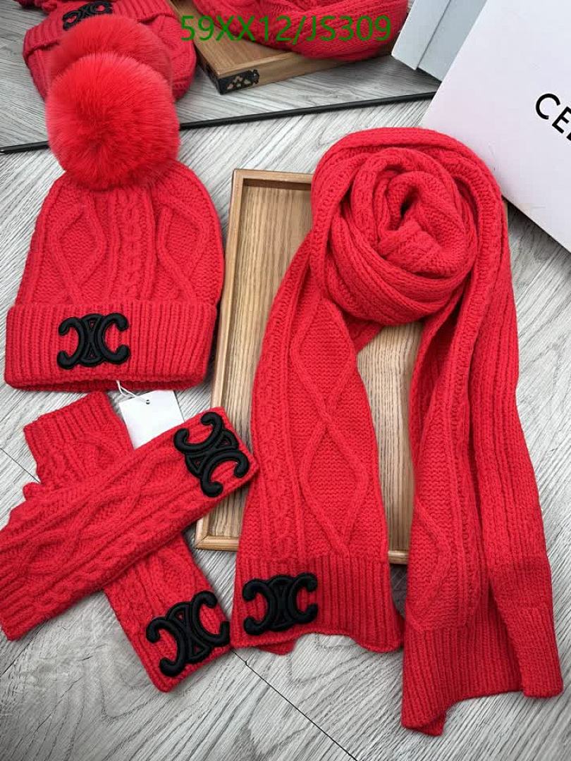 Celine Celine Ribbed Knit Scarf Collection - view 4