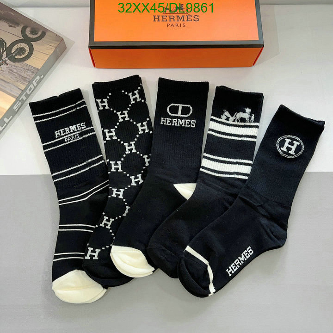Hermès Hermès Paris Silk Blend Socks