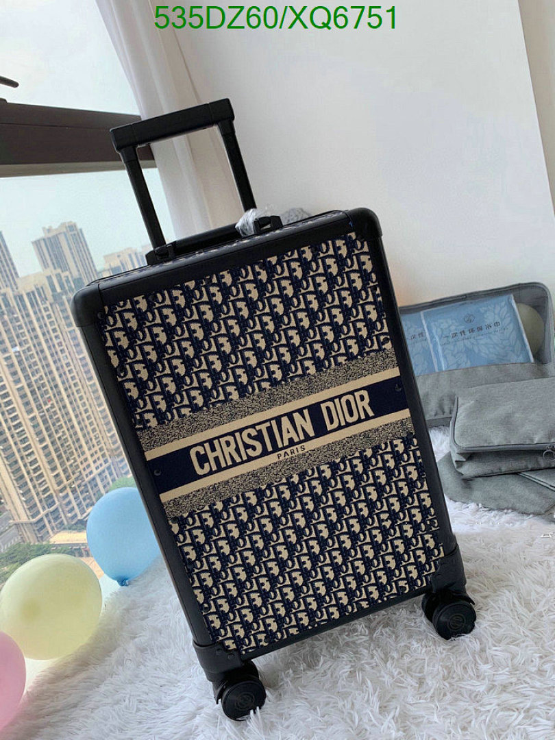 Christian Dior Dior Travel Suitcase with Spinner Wheels