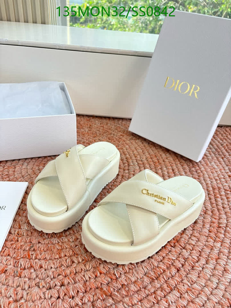 Dior Dior Monogram Cross Slide Sandal - view 4