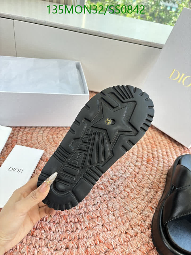 Dior Dior Monogram Cross Slide Sandal - view 5