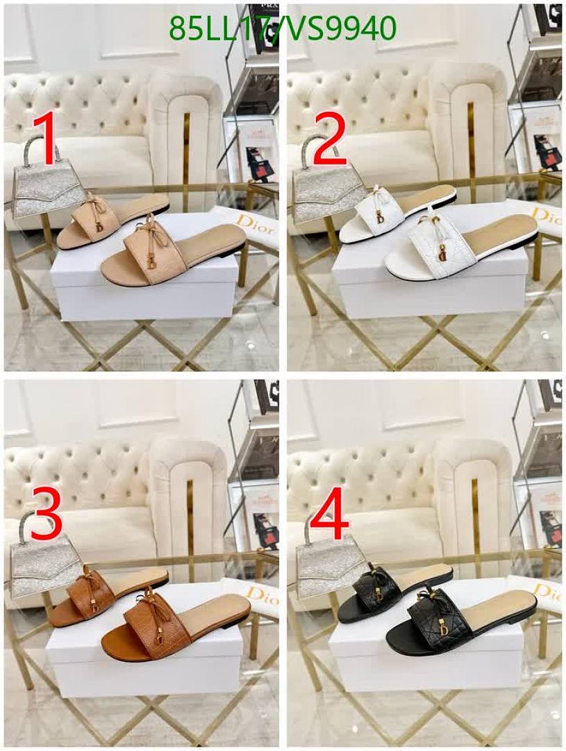 Dior Dior B22 Patent Leather Slide Sandal