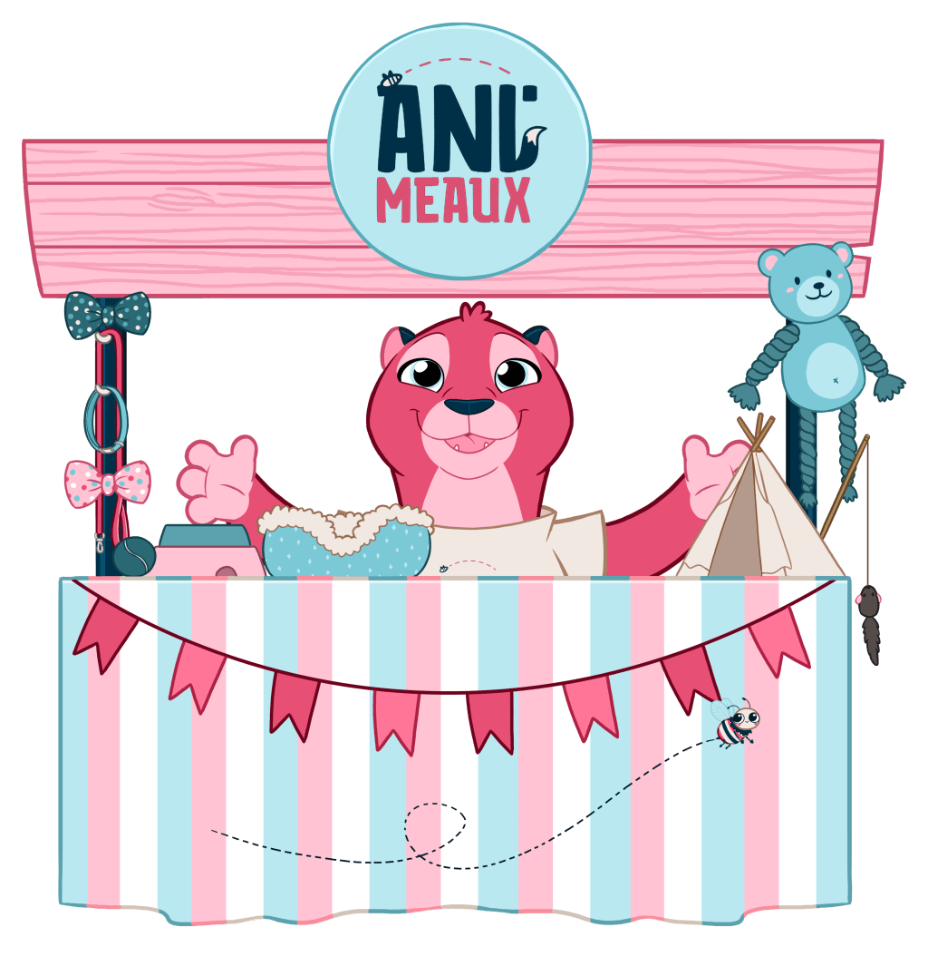 Pott derrière un stand.