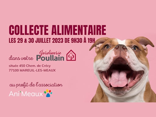 Collecte alimentaire - Jardinerie Poullain