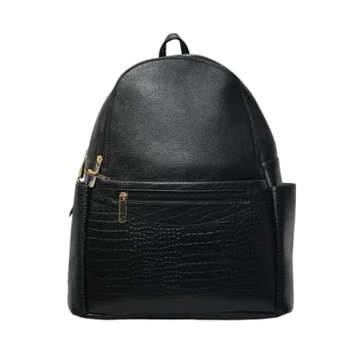 Leather Laptop Backpack - Convertible