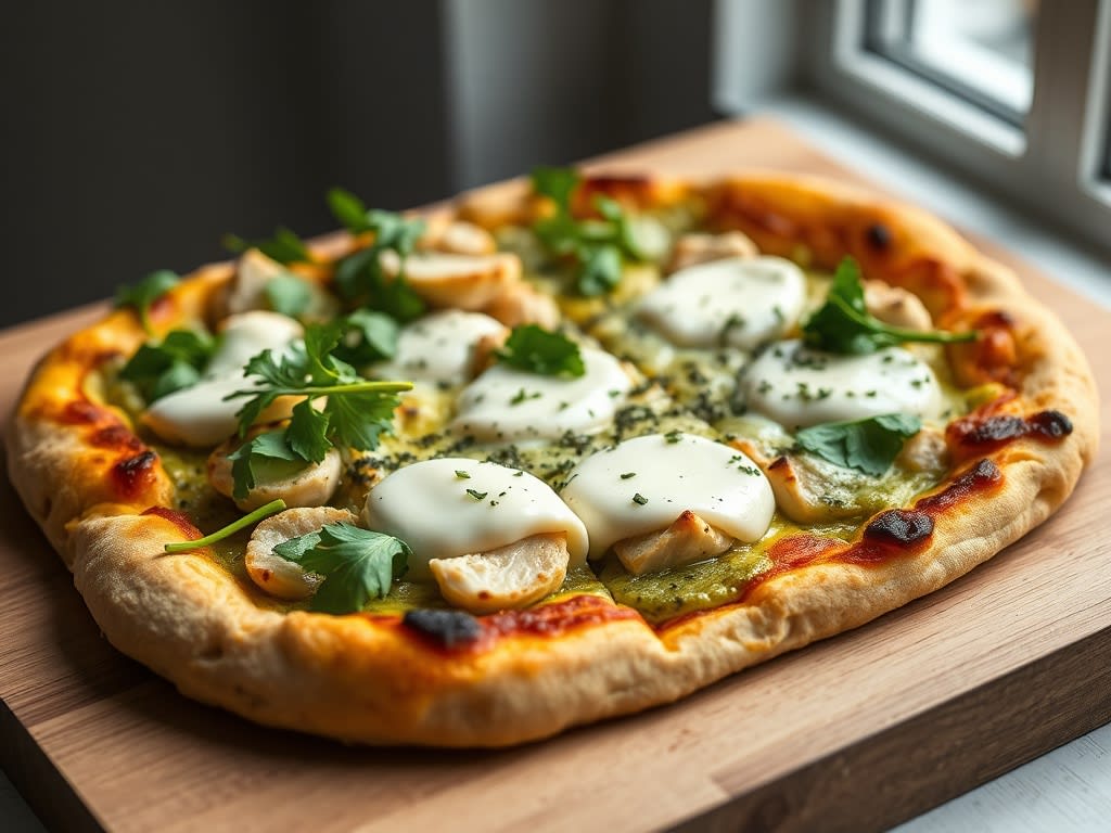 Chicken Pesto Pizza