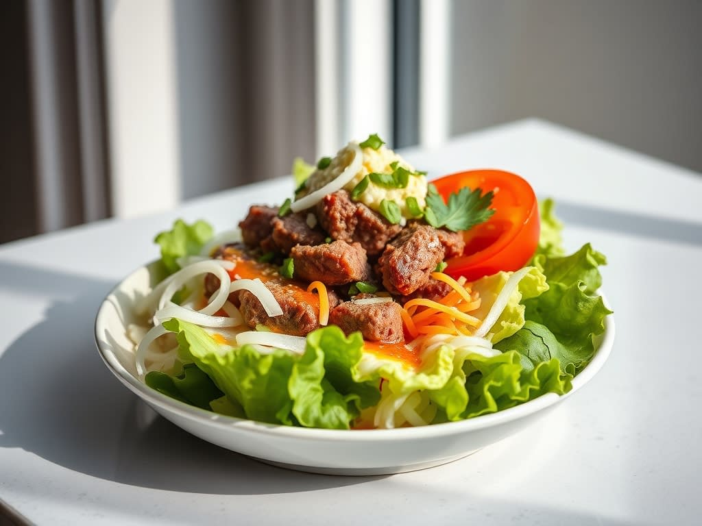 Chipotle Garlic Ranch Beef Bowl