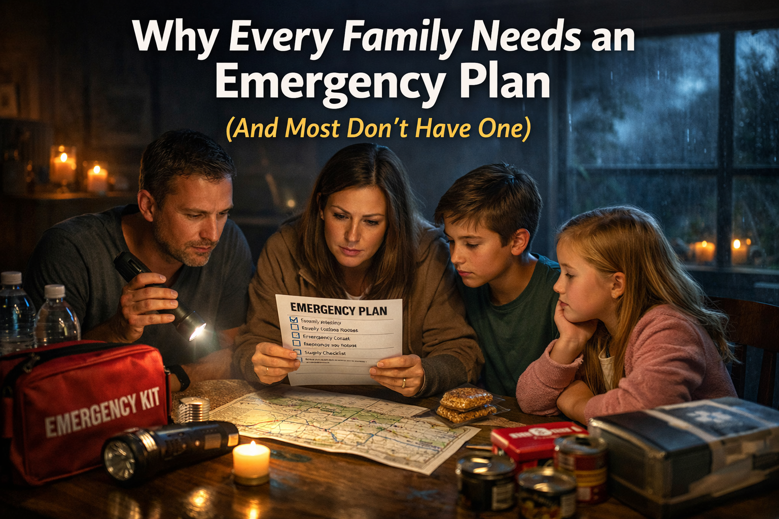 Why Every Family Needs an Emergency Plan (And Most Don't Have One)