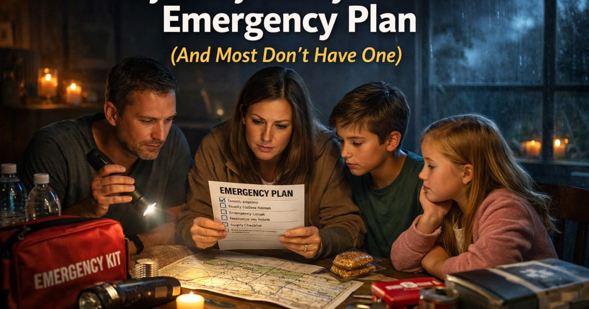Why Every Family Needs an Emergency Plan (And Most Don't Have One)