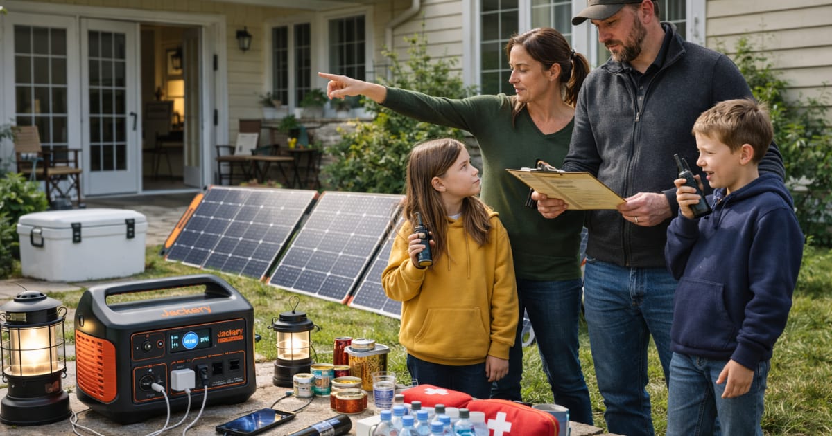 family emergency drill preparedness home