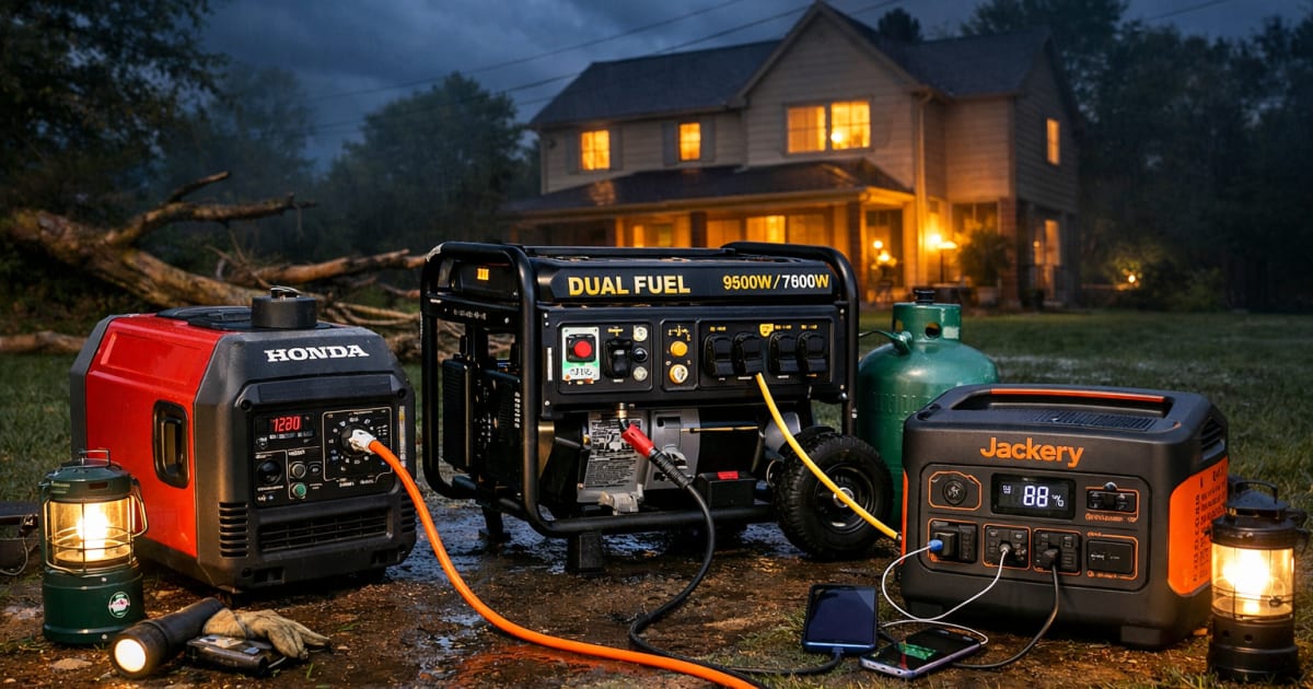 Best Portable Generators for Power Outages (2026) — Top Picks for Every Budget