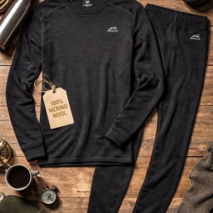 Merino Wool Base Layer Set - survival & emergency preparedness gear