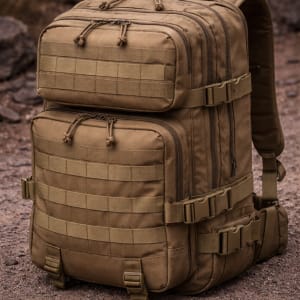 50L Tactical MOLLE Backpack — Empty Bug Out Bag Shell - survival & emergency preparedness gear