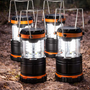 LED Camping Lantern - 4-Pack - survival & emergency preparedness gear