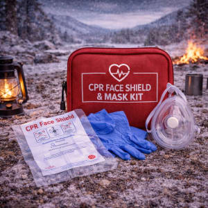 CPR Face Shield & Mask Kit - survival & emergency preparedness gear
