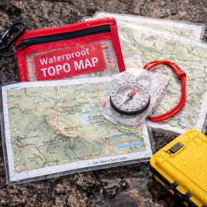 Waterproof Topographic Map Set - survival & emergency preparedness gear
