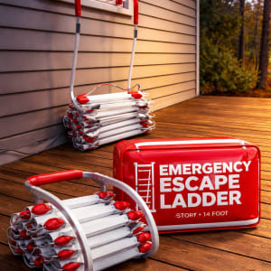 2-Story Emergency Escape Ladder - survival & emergency preparedness gear