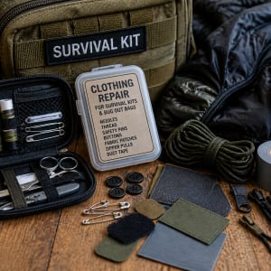 Compact Sewing Kit – Clothing Repair - survival & emergency preparedness gear