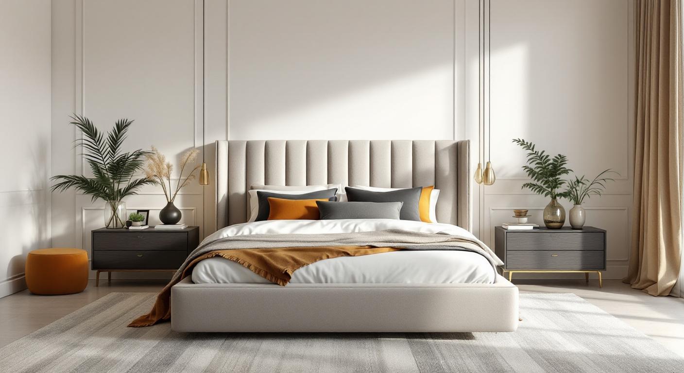 Votre Lit à Dakar : L'Alliance du Design et du Confort par KD Mobilier