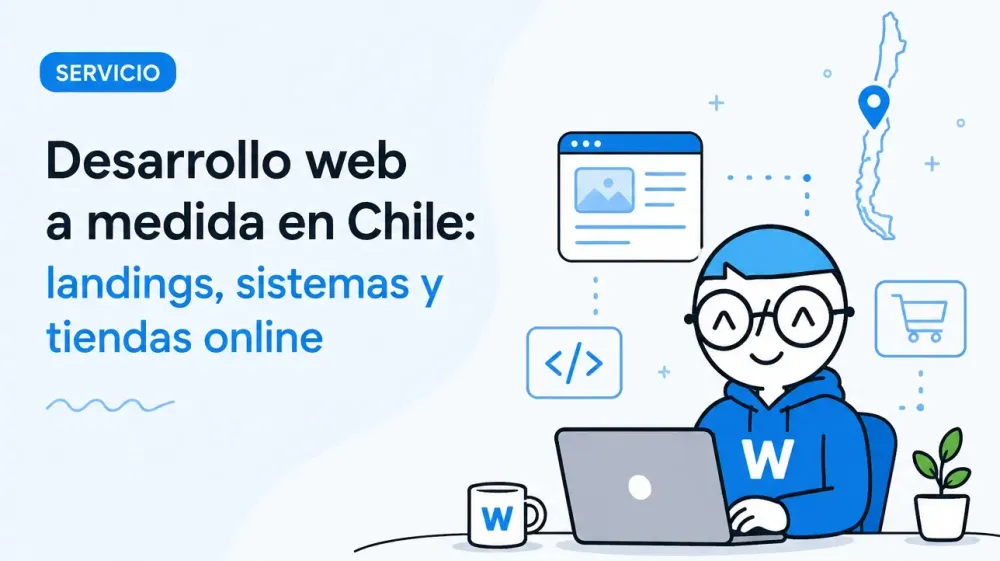 Desarrollo web a medida en Chile: landings, sistemas y tiendas online